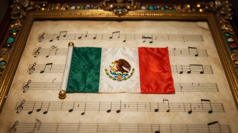 Partitura antigua con arte barroco y cálidos tonos