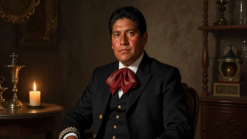 Descubre la Fascinante Historia y Cultura de Coahuila 6 Retrato formal de mexicano mestizo con luz cálida
