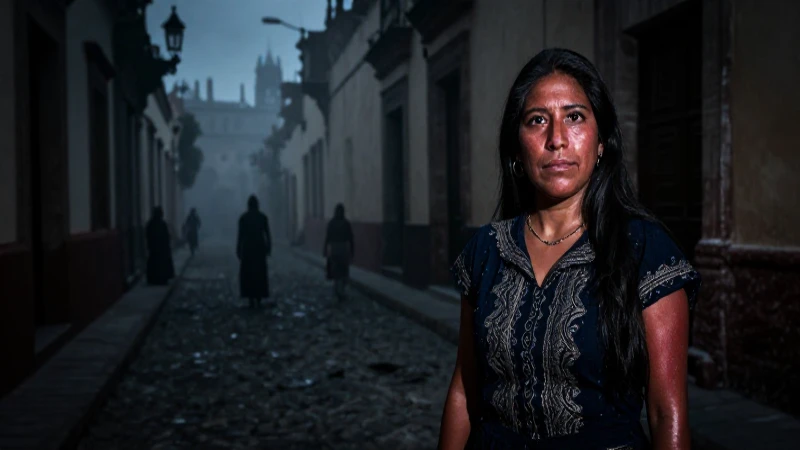 Mitos de GUANAJUATO: Leyendas de TERROR que sorprenderán 4 Calle fantasmal mexicana, llena de sombras
