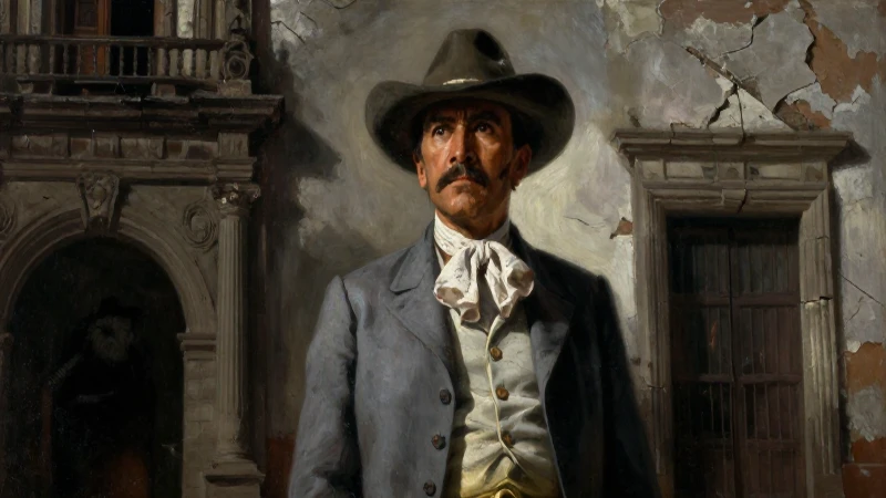 Revolución mexicana, arquitectura colonial, estilo cinematográfico