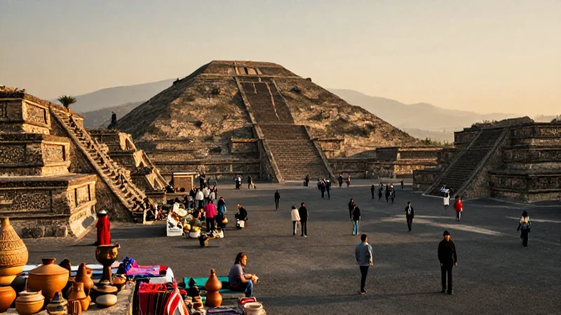 Horizonte Clásico: Maravillas de Ciudades Prehispánicas 6 Teotihuacán: pirámides, mercado y luz cálida