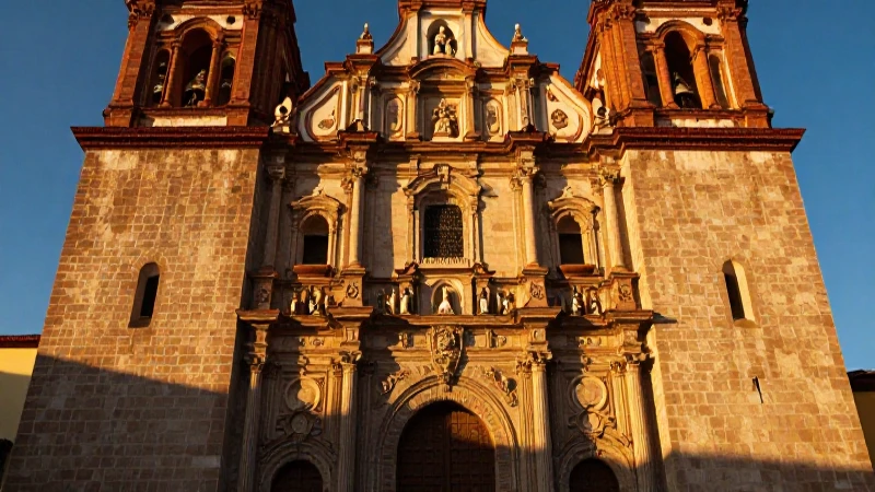 Iglesias y catedrales en Orizaba, ventana al cielo veracruzano 9 Catedral de Orizaba, dorada y dramática, lejana
