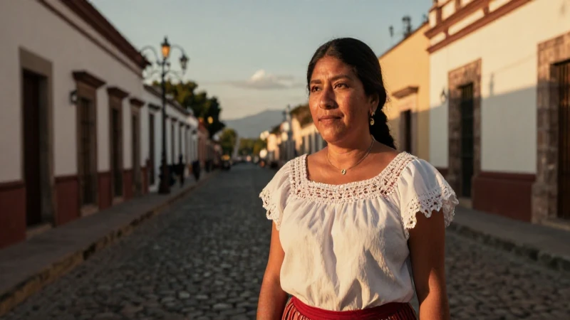 Descubre la Belleza Única de los Estados de México 3 Arquitectura colonial, luz dorada y vestimenta tradicional