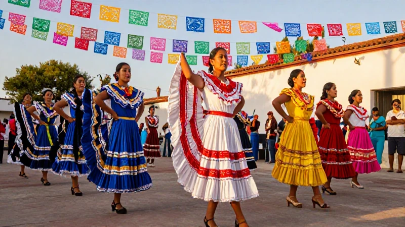 Descubre la Belleza Única de los Estados de México 5 Bailarines mexicanos celebran en un ambiente festivo