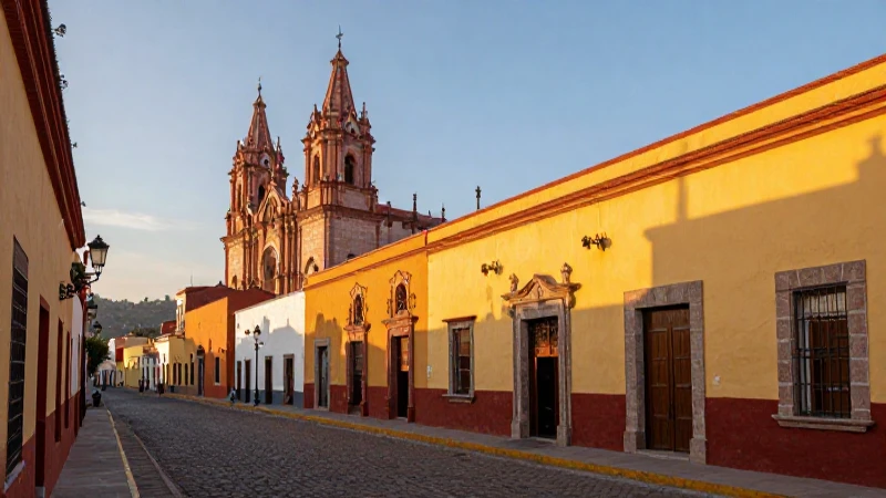 Guanajuato: casas coloniales y luz dorada