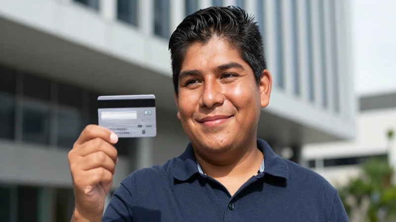 Cómo obtener efectivo al instante con tarjeta de crédito en México 3 Joven mestiza urbana con tarjeta de crédito
