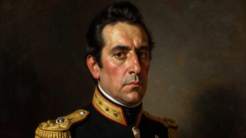 Retrato formal del general Herrera, siglo XIX