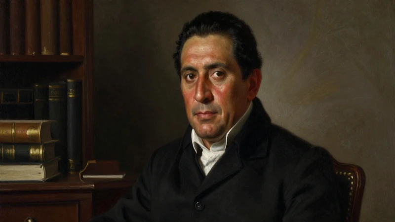 José Mariano Salas: Su Impacto como 16° Presidente de México 7 Retrato histórico de José Mariano Salas en estudio