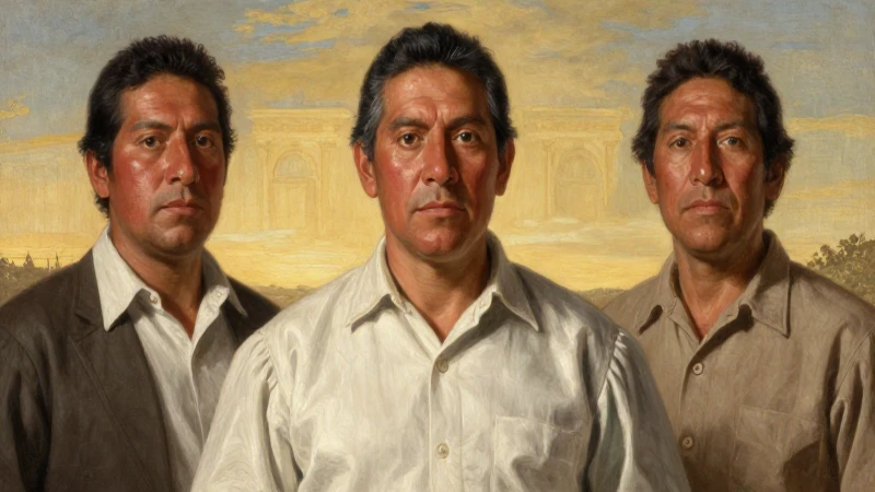 Retrato mestizo mexicano en escena colonial