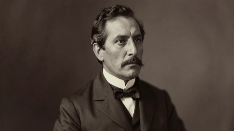Retrato de Méndez, un líder mexicano del siglo XX
