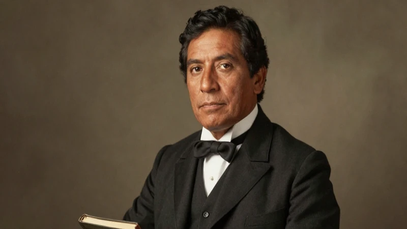 Retrato formal de Méndez, con luz cálida
