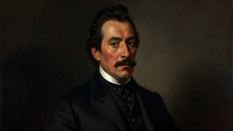 Descubre la Fascinante Vida de José Justo Corro, 10º Presidente 7 Retrato de Corro, estilo óleo del siglo XIX