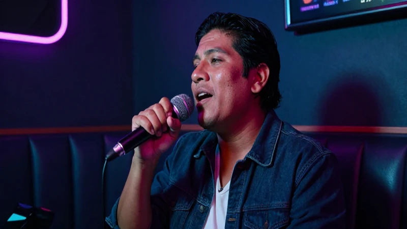 Me recomiendas bares de karaoke en Ciudad de México 8 Mestizos cantan karaoke bajo luces de neón