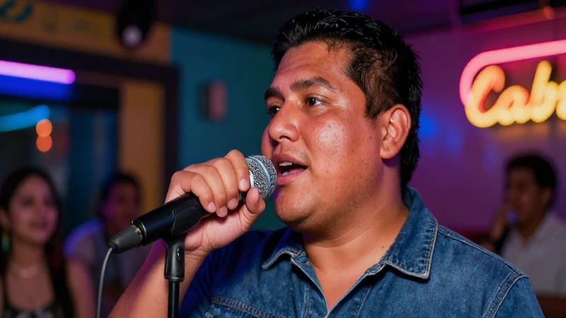 Dónde encontrar los mejores bares de karaoke en Puebla 5 Una mexicana canta en un bar karaoke