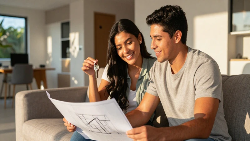 Una joven pareja mexicana planea su hogar