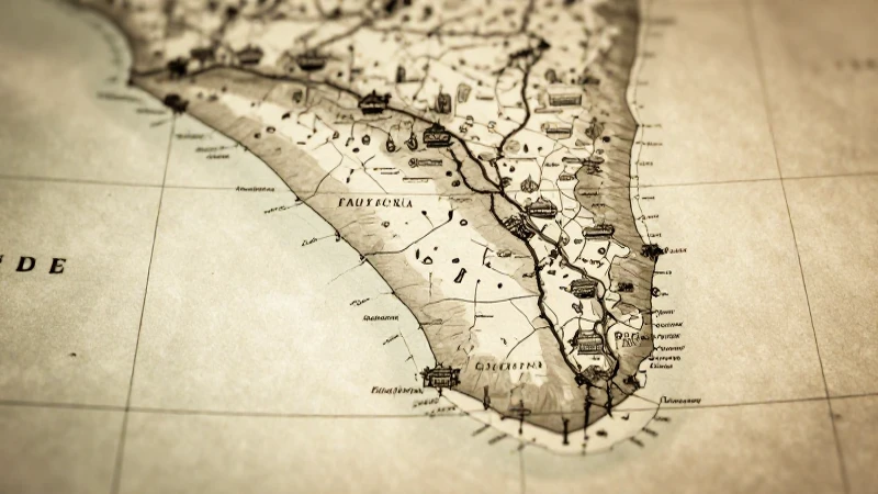 La FUNDACIÓN de Baja California: Su RICA HISTORIA Revelada 7 Mapa antiguo de la península de Baja California