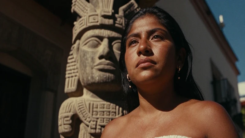 La Leyenda de la QUEMADA: Descubre su MISTERIO en la Calle 8 Leyenda azteca emerge en sombras cálidas