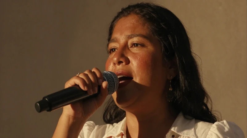 Himno de Zacatecas: Descubre su Letra y Significado Oculto 10 Vocalista mestiza, cálida luz cinematográfica detalla