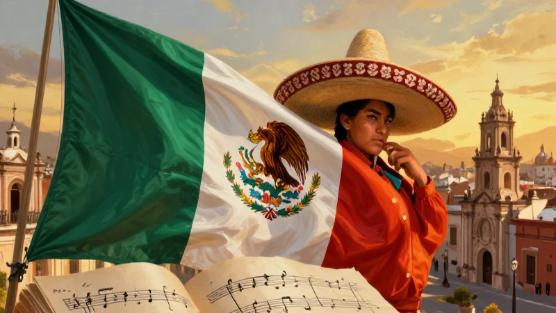 Himno de Zacatecas: Descubre su Letra y Significado Oculto 11 Pintura dramática de escena mexicana al atardecer