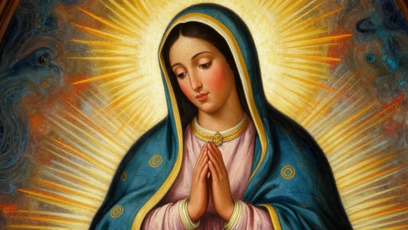 Descubre las 4 Apariciones de la Virgen de Guadalupe 2 Imagen devocional mexicana de la Virgen María