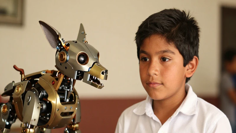 Joven Jesús Arriaga, animal mecánico con ambiente cálido
