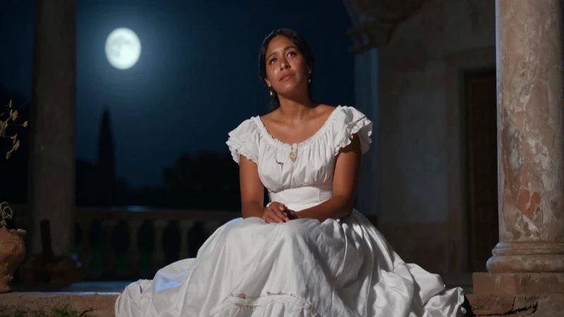 Descubre la enigmática Leyenda de la Novia de Culiacán 8 Mujer mestiza llora bajo luz lunar dramática