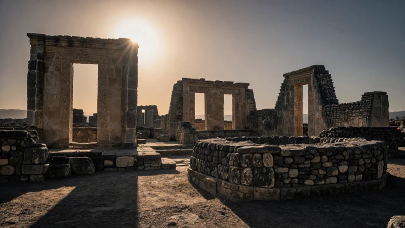 Ruinas Huay Chivo, luz dramática y realista