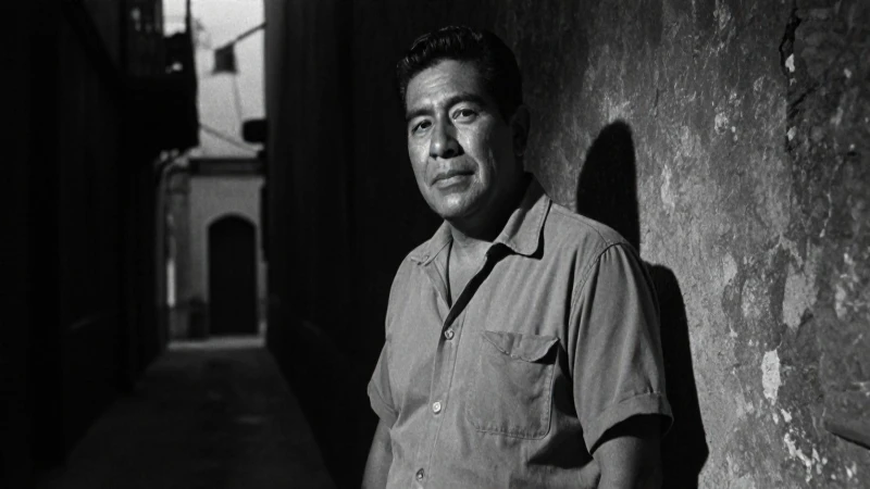 Callejón del Diablo: Misterios y Historias Increíbles 5 Hombre mestizo, sombras, estilo cine negro