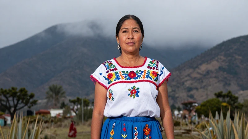 10 Mitos y Leyendas Cortas de Hidalgo que Te Sorprenderán 13 Mujer mestiza adornada en traje tradicional