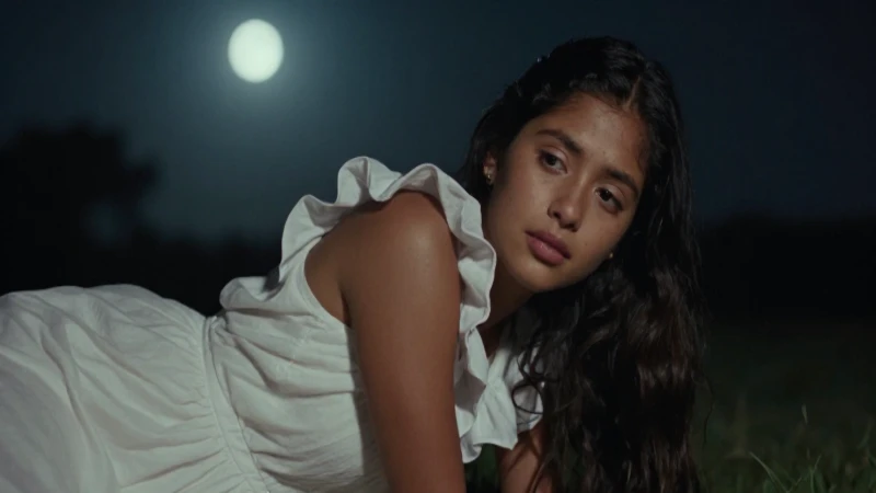 10 Mitos y Leyendas Cortas de Hidalgo que Te Sorprenderán 6 Joven mestiza, vestido blanco, bajo la luz lunar