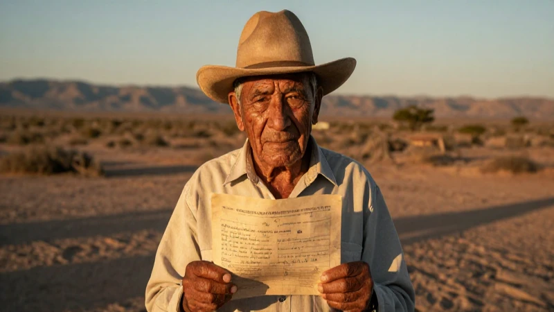 Hombre mexicano, Stetson, desierto y luz dorada