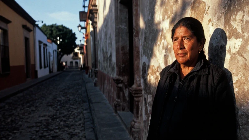 Callejón oaxaqueño enigmático y cinematográfico