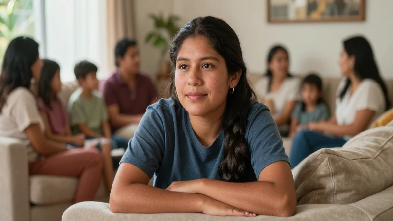 Familia mexicana disfruta de un ambiente cálido