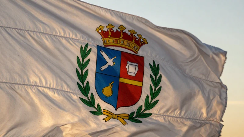 Banderas de Coahuila, detalles dorados, sol cálido