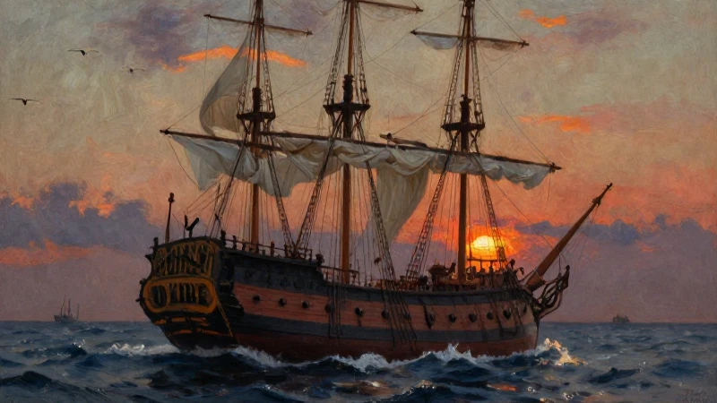 Descubre la Fascinante Vida de Miguel López de Legazpi 4 Legazpi en galeón, pictura al óleo