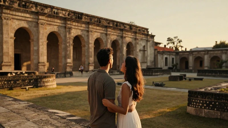 Ruinas antiguas, romance oaxaqueño, luz dorada