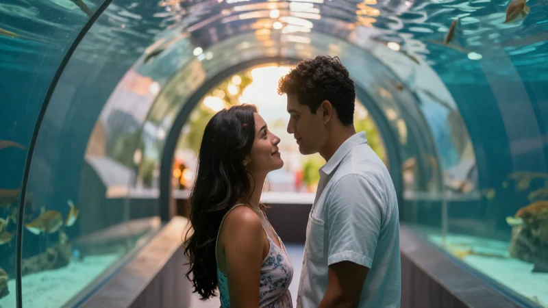 Romance en Veracruz, bañado en luz cálida