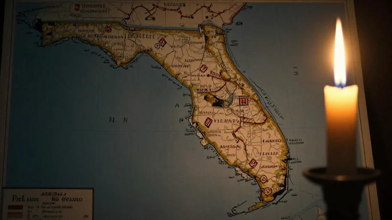 Velas iluminan el mapa de Luis de Velasco