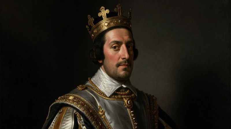 Luis I: REY de ESPAÑA - Su VIDA, LEGADO y CONTROVERSIAS 9 Retrato barroco de Luis I, regio y dramático