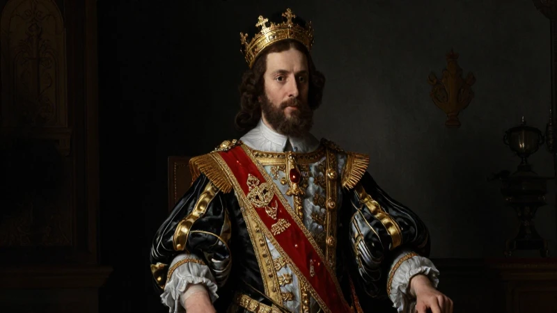 Luis I: REY de ESPAÑA - Su VIDA, LEGADO y CONTROVERSIAS 5 Retrato barroco de Luis I, dramático y real