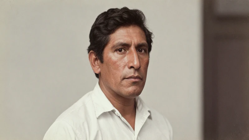 Retrato vintage de Manuel Lombardini, mestizo mexicano