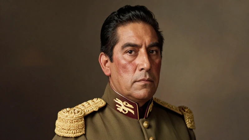 Retrato histórico de un militar mestizo mexicano
