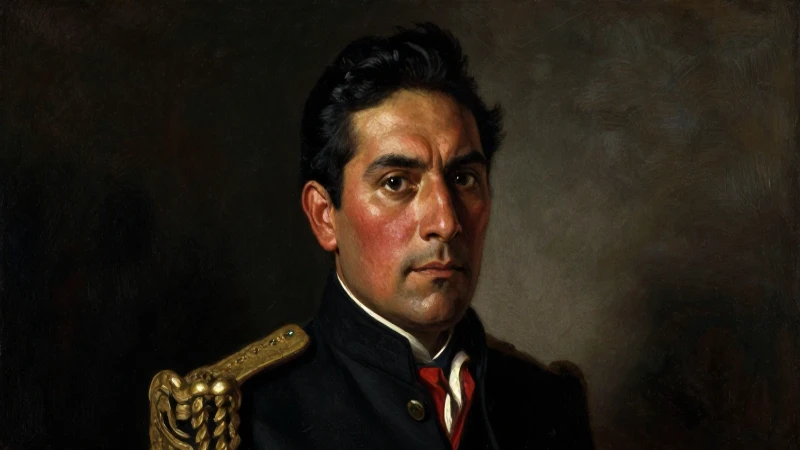 Retrato mestizo, intensa mirada, estilo decimonónico