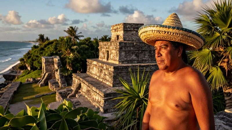 Costa veracruzana, templo antiguo, belleza cálida