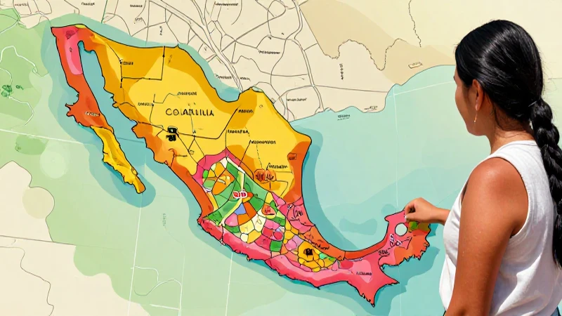 mapa de coahuila con division politica y nombres y8