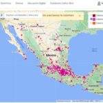 Mapa de Cobertura Fibra Óptica Telmex en México