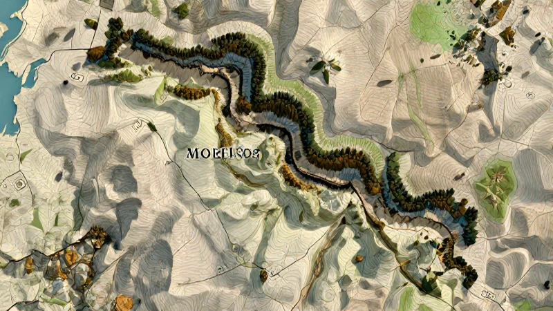 Topografía aérea de Morelos, luz cálida