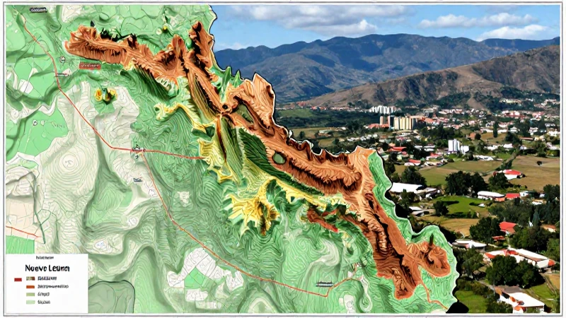 Nuevo León, paisaje rural mexicano y montañas