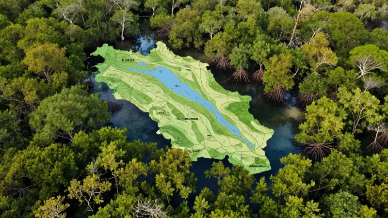 mapa del estado de campeche fw