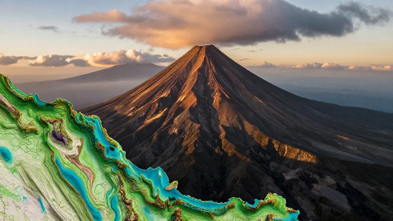 MAPAS DE RELIEVE de MÉXICO: Descubre los CERROS y VOLCANES 7 Paisaje mexicano, dramático y vibrante, hiperrealista